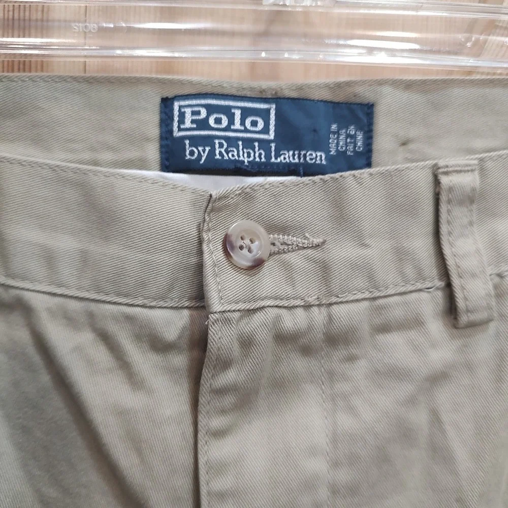 Polo Ralph Lauren The‎ Polo Chino Cotton Tan Shorts Size 40 Preppy Minimalist